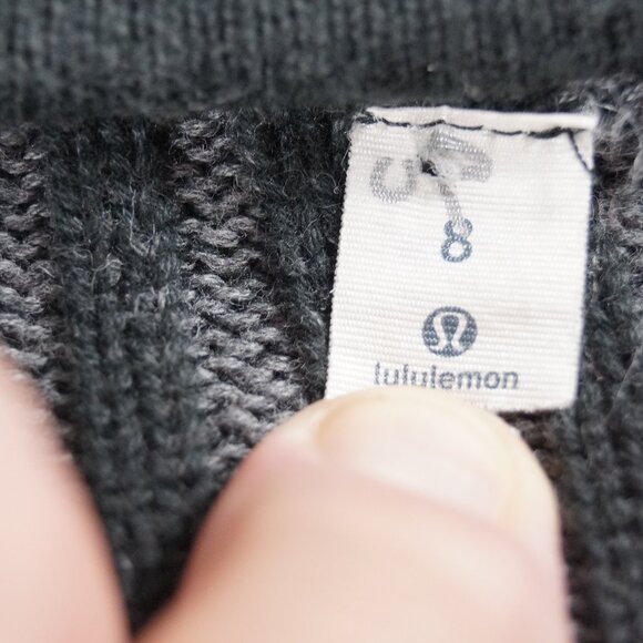 LULULEMON ATHLETICA WOMAN'S SWEATER HOODIE, FULL ZIPER COTTON SIZE 8 - Picture 12 of 13